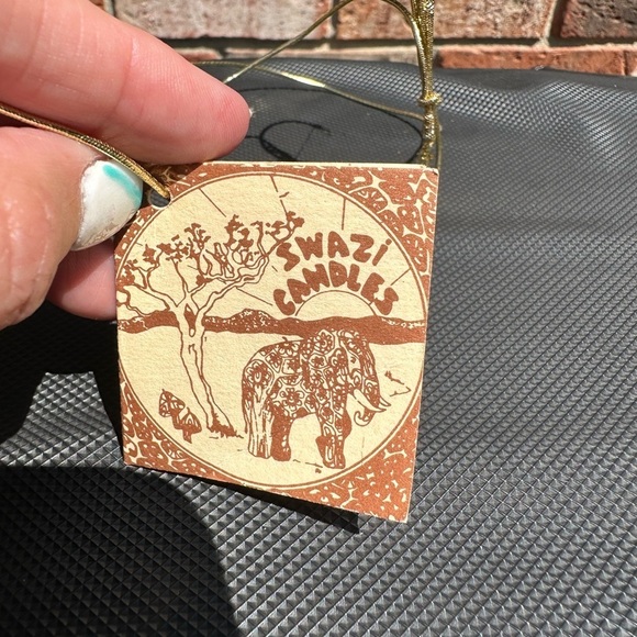 Swazi Candles Two Egg Shaped Floral Multicolored Handmade In Switzerland Candles - Picture 5 of 8